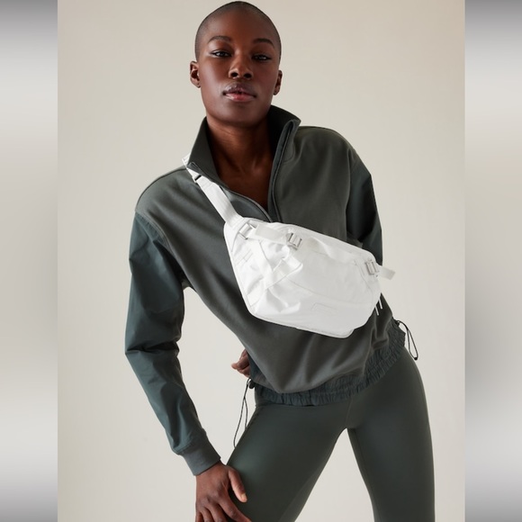 Athleta White Crossbody Bag - Picture 1 of 11